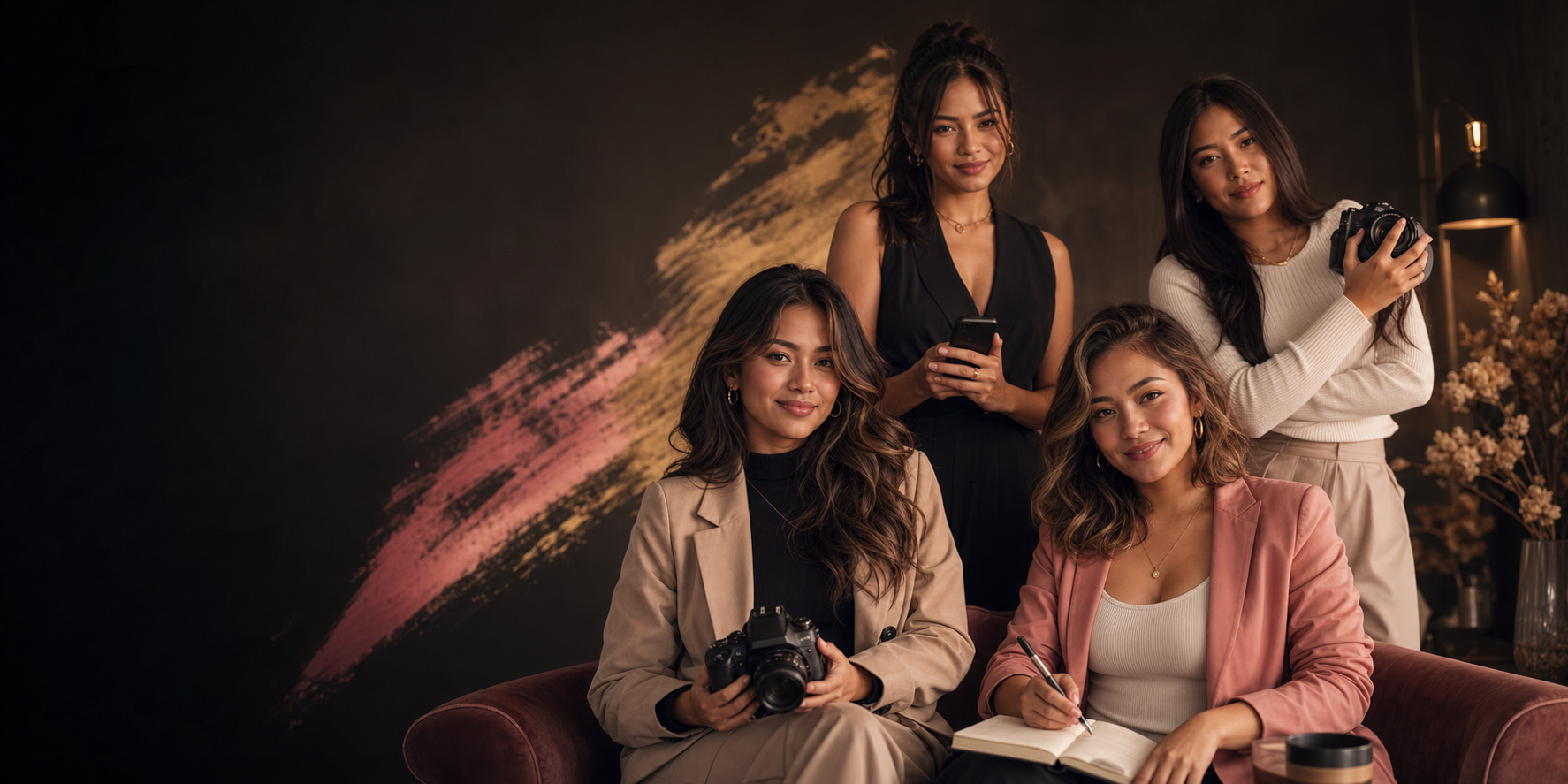 Pinay creator portrait collage